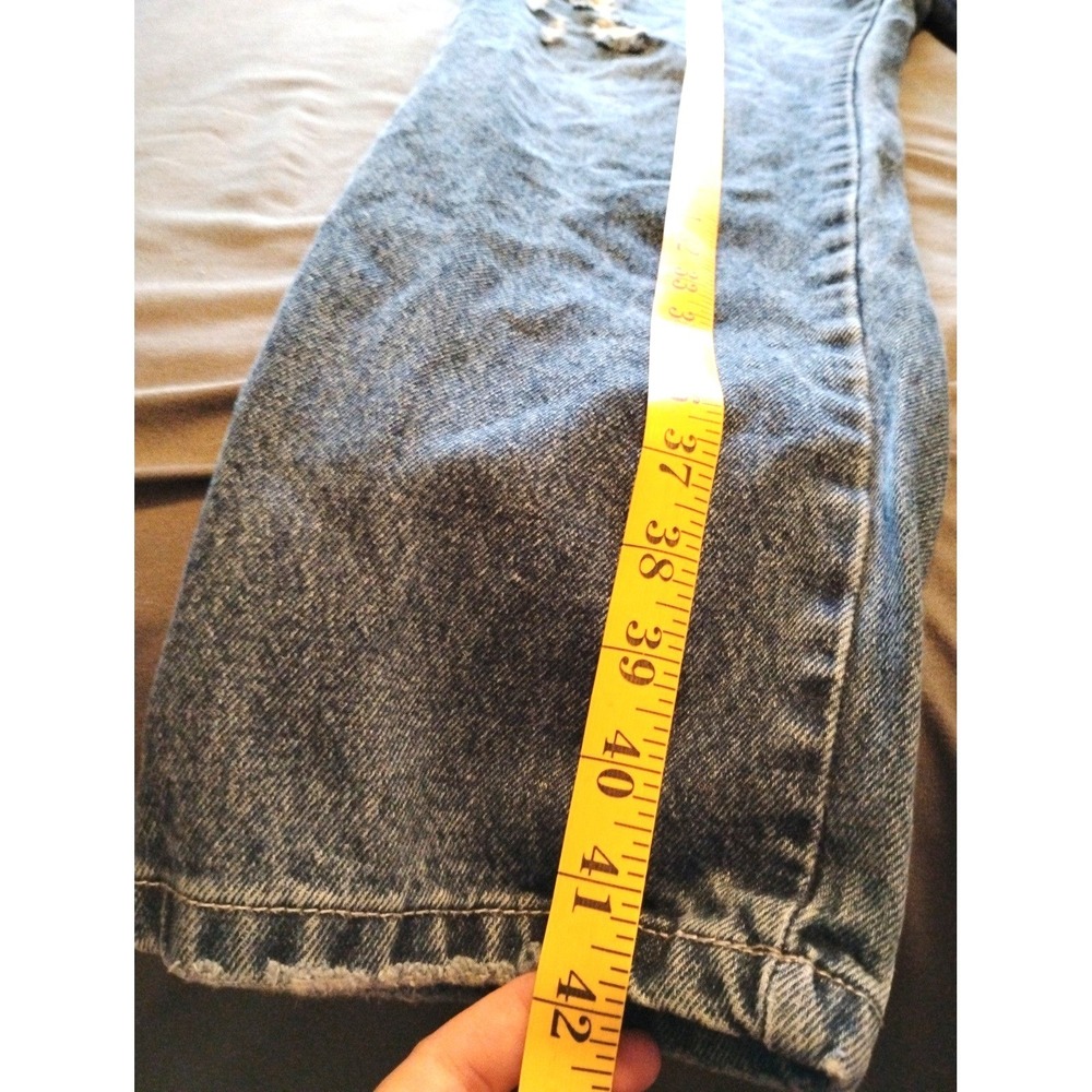 Vintage Ed Hardy NYC Embroidered Jeans 36x29 Y2K Streetwear Distressed Denim - Picture 8 of 8